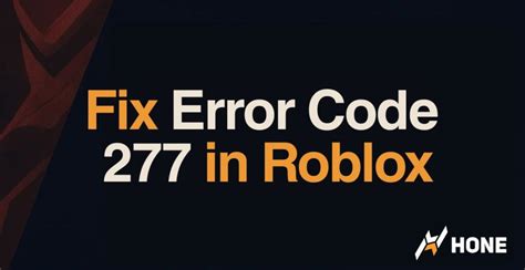 Image result for Roblox Error Code 277 PC Fix