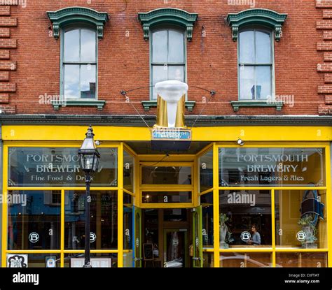 The Portsmouth Brewery bar and restaurant on Market Street in downtown ...