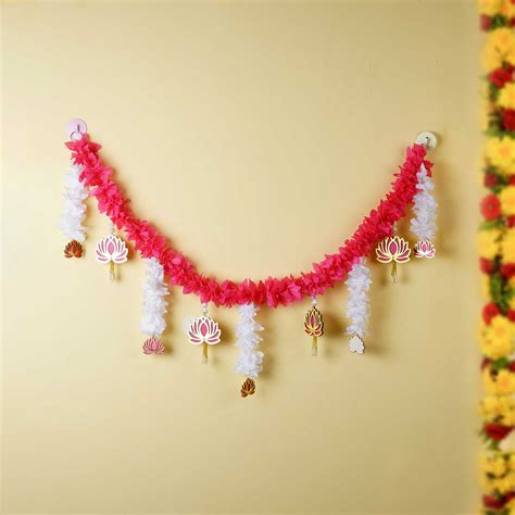 Buy Lotus Festive Toran Door Hanging Online On Zwende