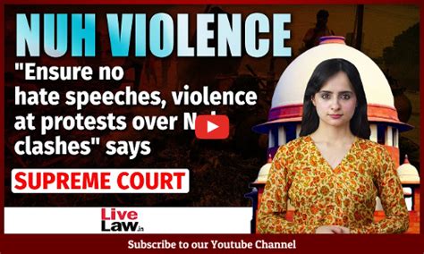 Nuh Violence Reaches Supreme Court of India | Precautions Ordered In ...