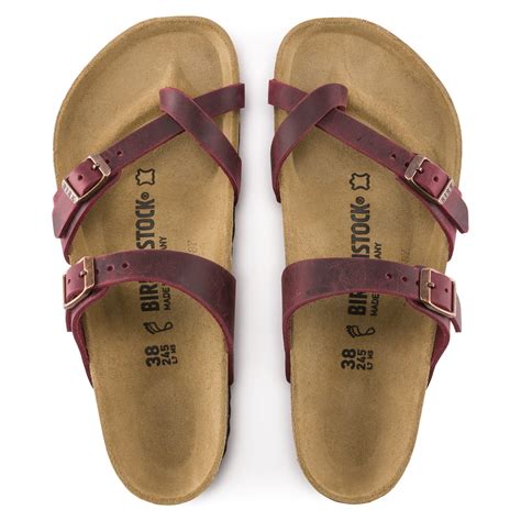 Buy Red Mayari Oiled Leather Online in India - BIRKENSTOCK