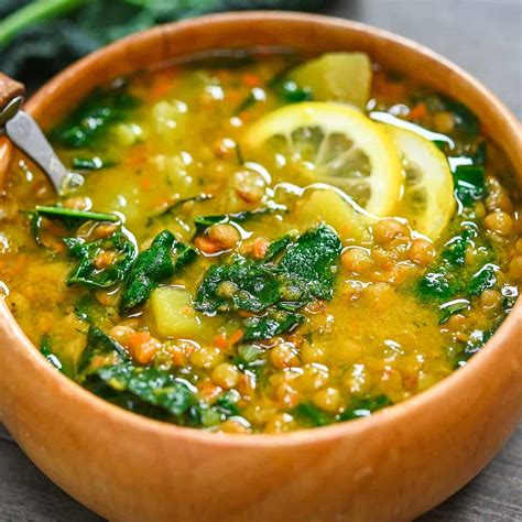 Easy Lemon Lentil Soup - Eat Something Vegan