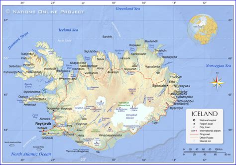 Iceland World Map