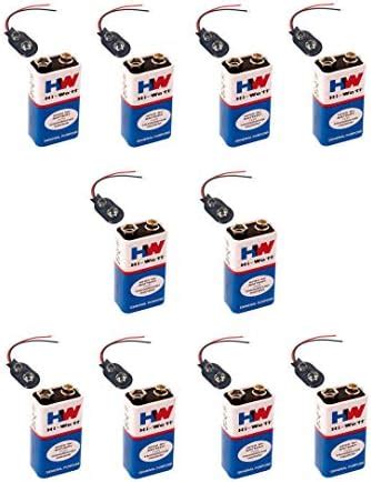 Electronic Spices - COMBO Of 9v Battery And 9V Battery Connector -Pair ...