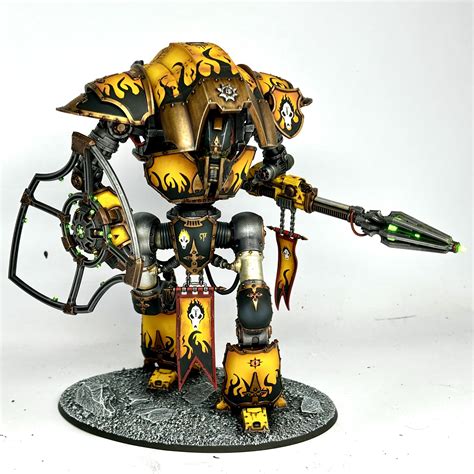 I’ve finally finished my Cerastus knight lancer! I decided to paint it ...