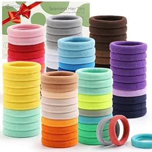 100PCS Elastics Hair Ties Muticolor Hair Tie : Amazon.in: Beauty