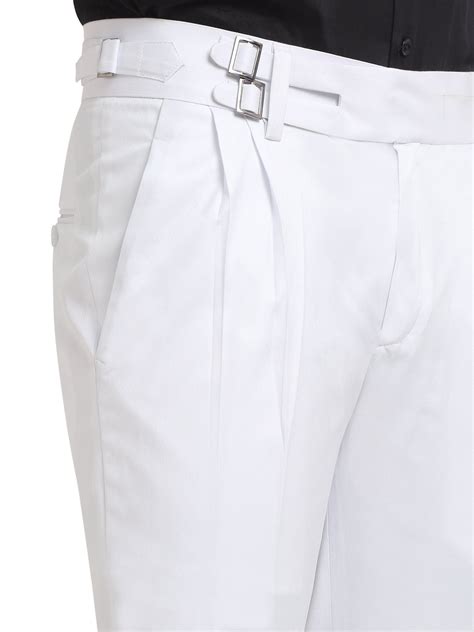 Italian Style Formal Gurkha Pant-White – KLOTTHE®