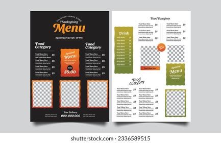 Image result for Front of Menu