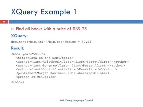 Image result for XML Example Query