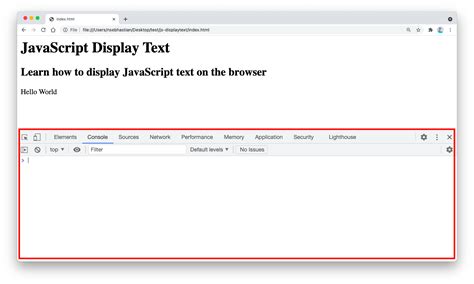 Image result for JavaScript Display Text in HTML