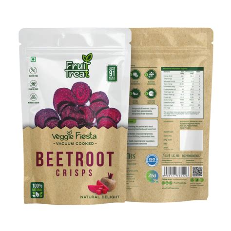 Vacuum Fried Beetroot Crisps - 40 gms – FruitTreat India