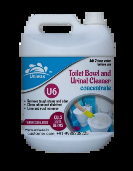 U6 Toilet Cleaner Concentrate – Cost-Effective 5L Makes 30L, Kills ...