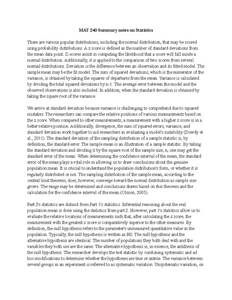 Mat 240 Statistics Assignment 的图像结果