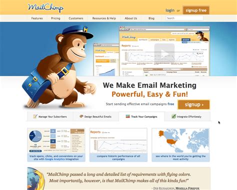 MailChimp App 的图像结果