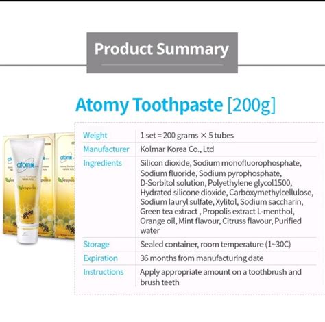 Image result for Atomy Propolis Toothpaste