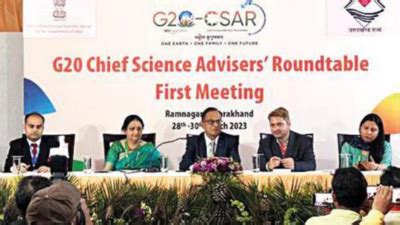 Delegates talk pandemic preparedness at G20-CSAR in Nainital | Dehradun ...