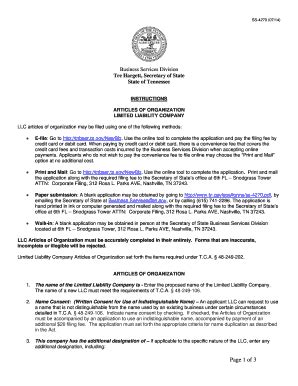 TN SOS SS-4270 2014-2026 - Fill and Sign Printable Template Online