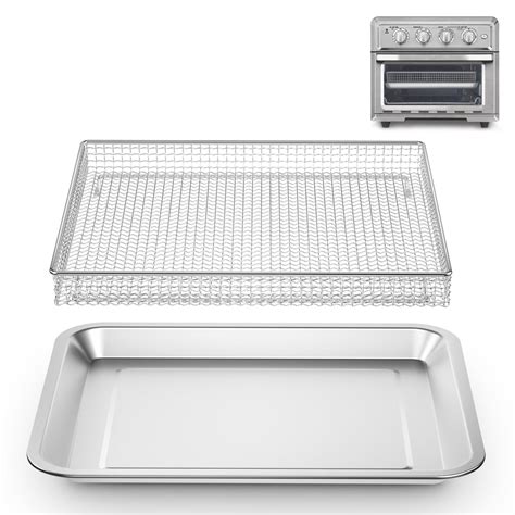 Amazon.com: Stainless Steel Air Fryer Basket and Tray,Compatible with ...