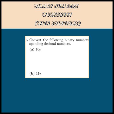 Image result for Multipling Binary Worksheet