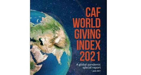India ranked 14th in World Giving Index 2021