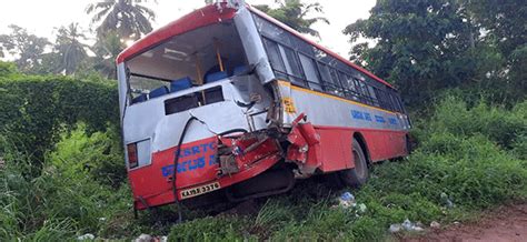 Haleyangadi: At least 12 passengers injured in collision between two ...