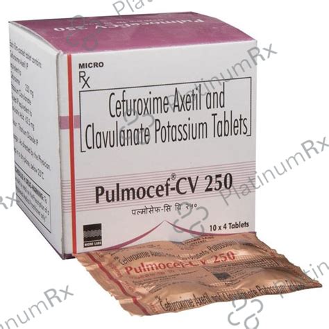 Pulmocef CV 250/62.50mg Tablet 10s | Uses, Price & Substitutes