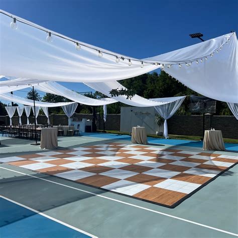 Stylish White Dance Floor Rental That Inspire