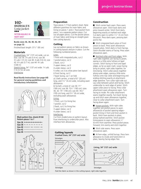 Burda Easy Sewing Tutorial 的图像结果