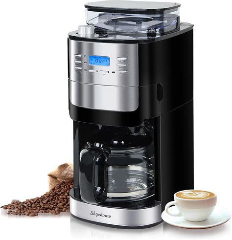 skyehomo 12-Cup Drip Coffee Maker, Automatic Coffee Machine with Built ...