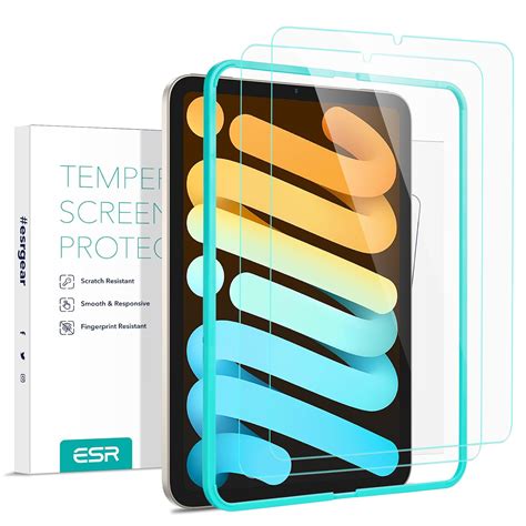 ESR 2 Pack For Ipad Mini 6Th Generation 2021 8.3-Inch Screen Protector ...
