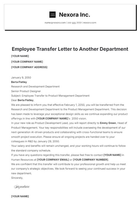 Employee Transfer