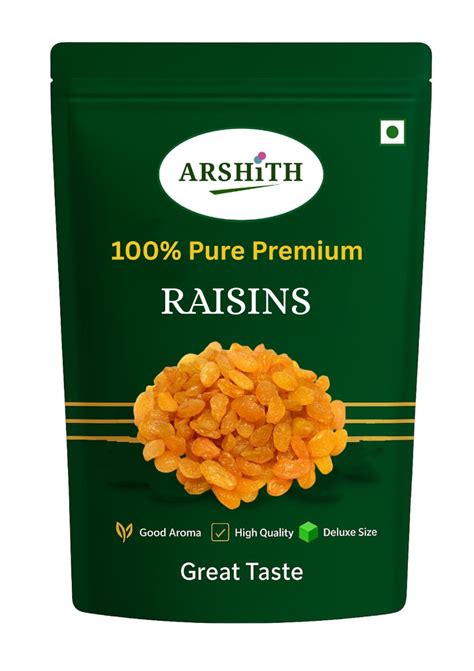Raisins (Kishmish) Premium Quality | 100% Natural | Arshith Fresh