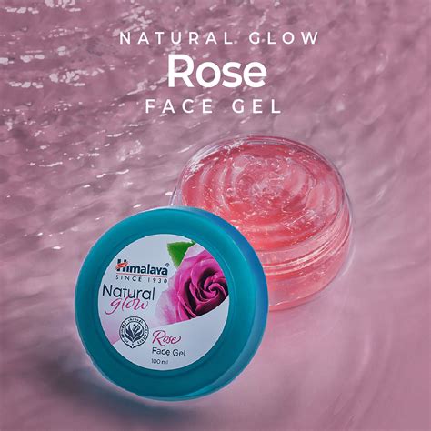 Himalaya Natural Glow Rose Face Gel - Revitalizes Dull Skin – Himalaya ...