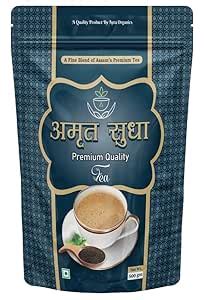 AMRIT SUDHA Assam Tea Leaves | CTC Chai Patti | Premium Loose leaves ...