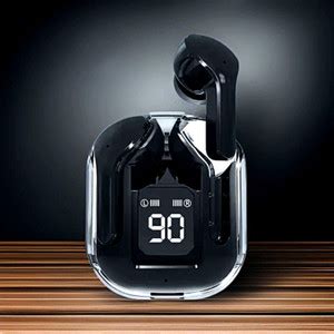 NEWOUTLATE MAX Ultrapods: Transparent TWS Earbuds, 30hrs Playtime ...