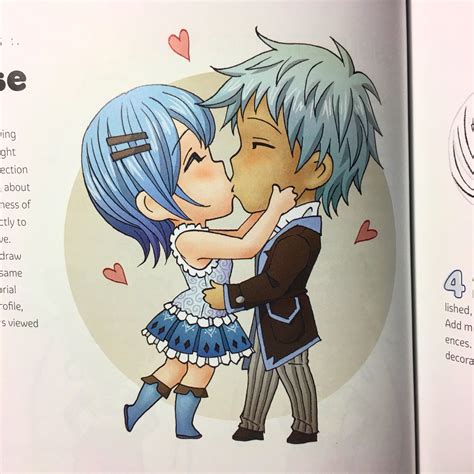 Chibi Kissing Drawing How to draw anime hair