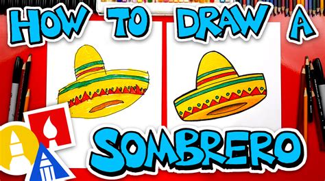 How To Draw A Sombrero - Art For Kids Hub
