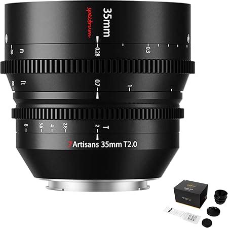 7artisans 35mm T2.0 Cine Lens Full Frame Large Aperture for Sony E ...