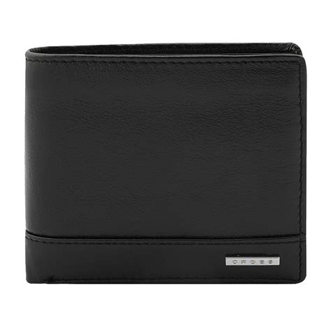 Buy CROSS Black Color Custom Prime Bi-Fold Coin Wallet, Free Size ...