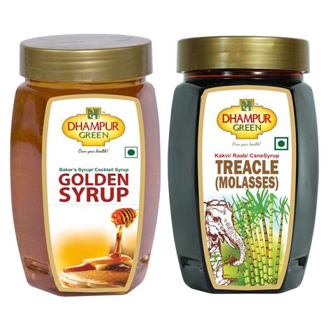 Buy Dhampure Speciality Treacle Molasses & Golden Combo For Baking ...