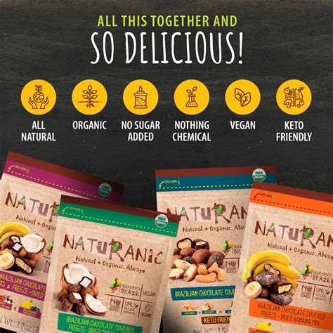 Buy Naturanic Sugar Free Chocolate Covered, Variety Pack - Organic, All ...