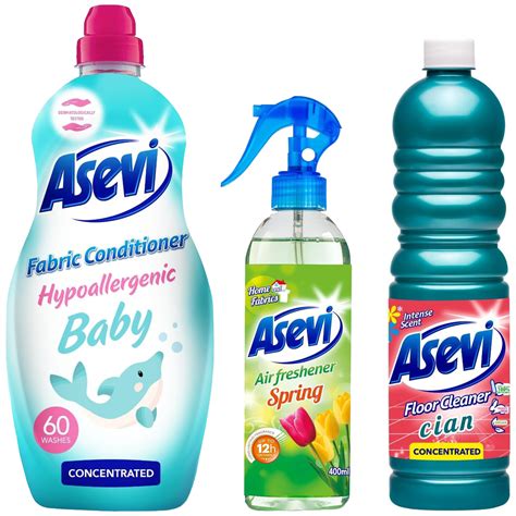 Asevi 3-Piece Green Cleaning Bundle – Spring Fresh Air Freshener 400ml ...