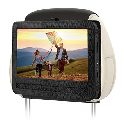 Portable DVD Player Headrest Mount Holder for 10-10.5 inch Swivel Flip ...