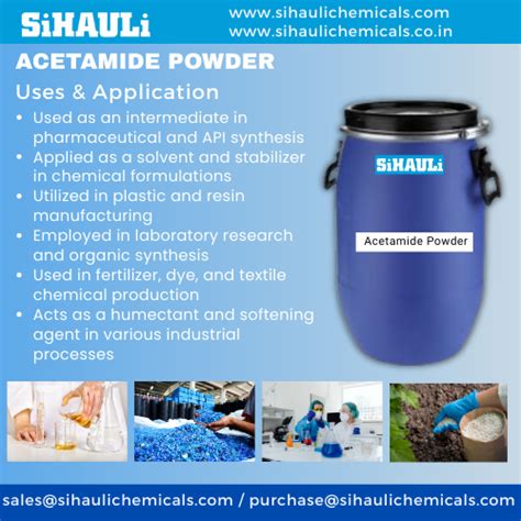Acetamide Powder | Sihauli Chemicals