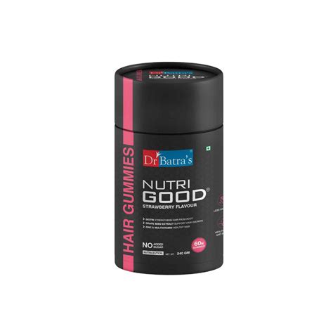 Dr Batra's Nutrigood Biotin Hair Gummies for Strong & Healthy Hair with ...