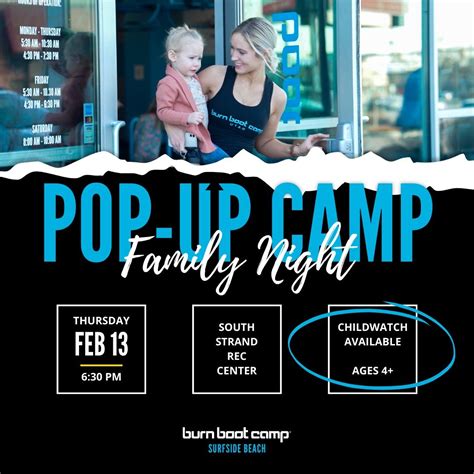Pop-Up Camp Family Night! , South Strand Recreational Complex, Burgess ...
