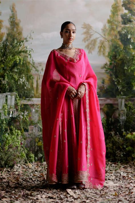 Jigar Mali - Hot Pink Jacket Set - Elahe