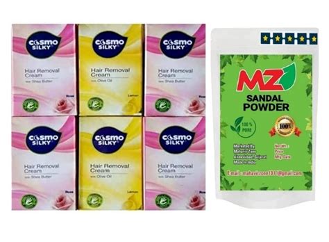 Generic Cosmo Silky Hair Removal Cream for Women and Men - 6pc And MZ ...