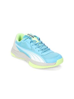 Buy Puma Badminton Rally Runner Unisex Blue Sports Shoes (UK 11) Online