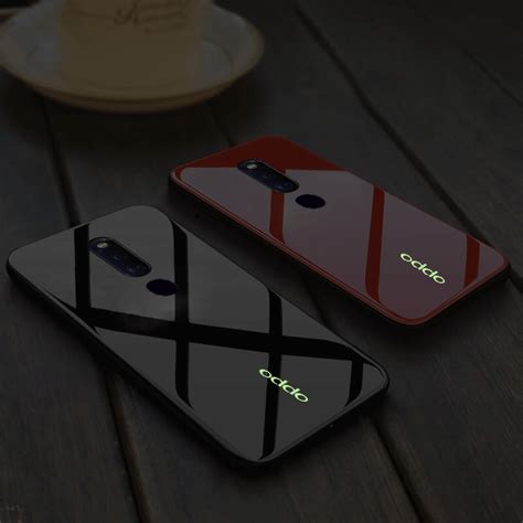 VAKU ® Oppo F11 Pro Radium GLOW Light Illuminated OPPO Logo 3D Designer ...
